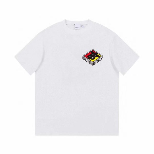 Best Selling Burberry Short Sleeves White Cotton Minimalist Collection