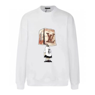 Premium Louis Vuitton Sweatshirts White Print Luxury