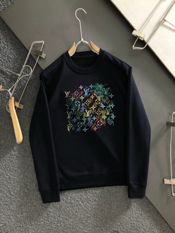 High Quality Louis Vuitton Sweatshirts Black Luxury