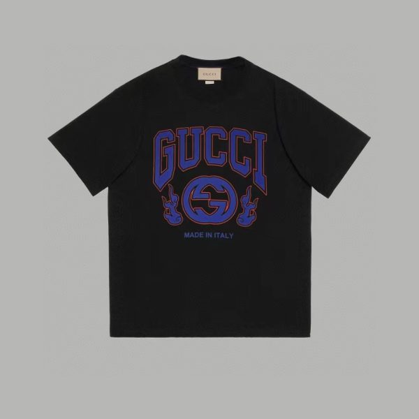 Best Selling Gucci Short Sleeves Black Print Collection
