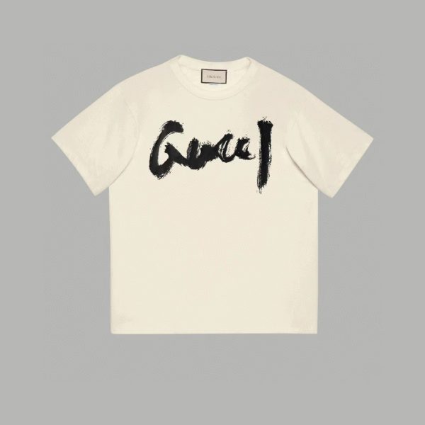 Premium Quality Gucci Short Sleeves Black Cotton Luxury