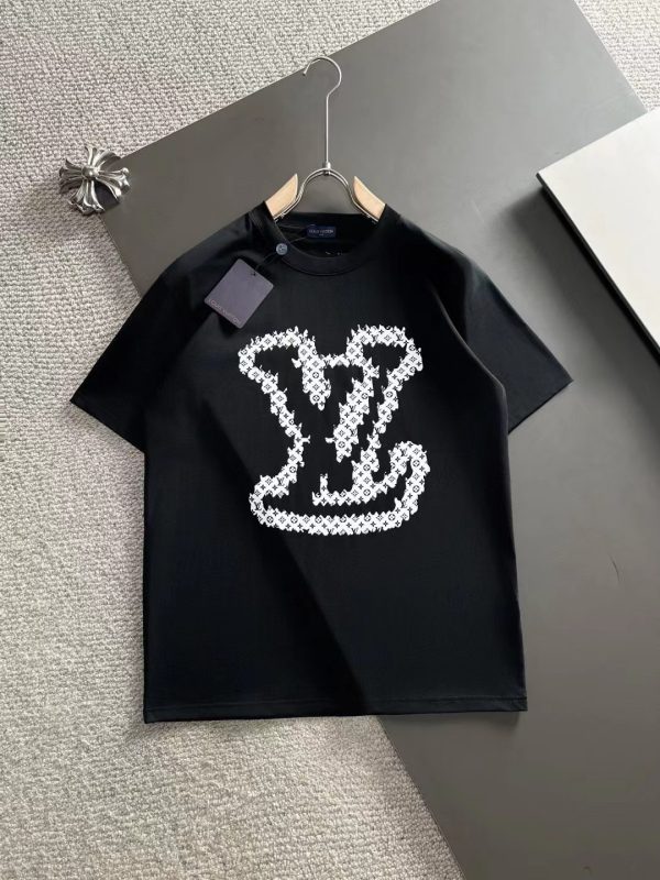 Premium Quality Balenciaga Short Sleeves Black Print Luxury