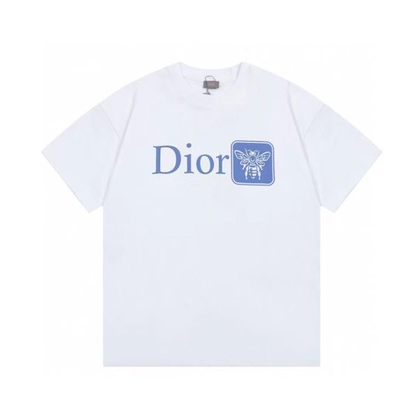 Luxury Dior Short Sleeves Black Monogram Collection