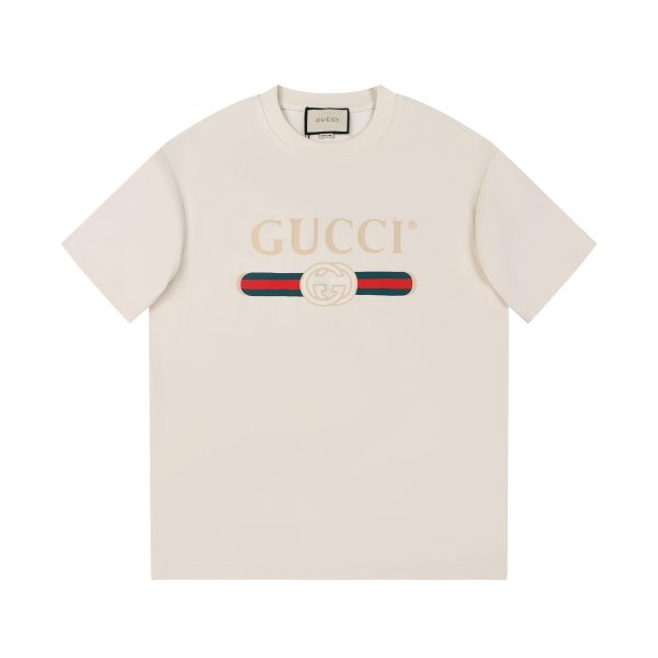 High Quality Gucci Short Sleeves Black Print Collection