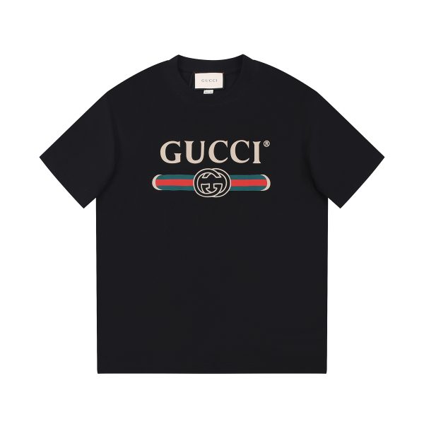 Best Selling Gucci Short Sleeves Black Print Collection
