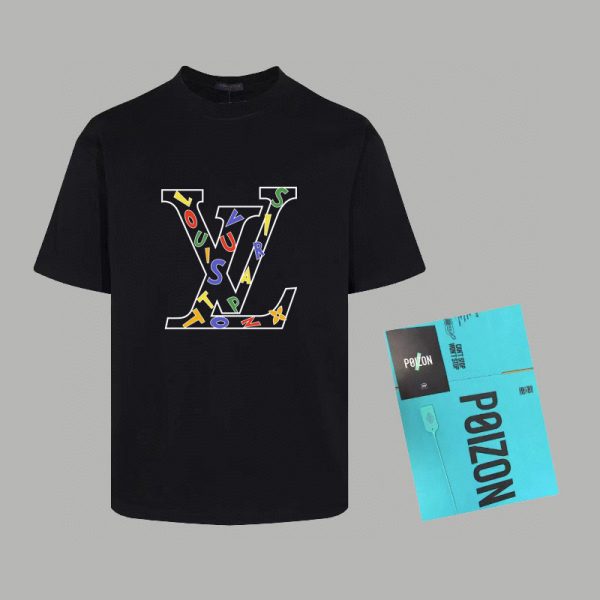 Luxury Louis Vuitton Short Sleeves White Washed Collection
