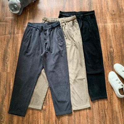 Best Selling Armani Casual Pants Black Solid Style