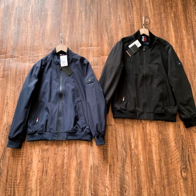 Best Selling Tommy Hilfiger Coat Black Casual Luxury