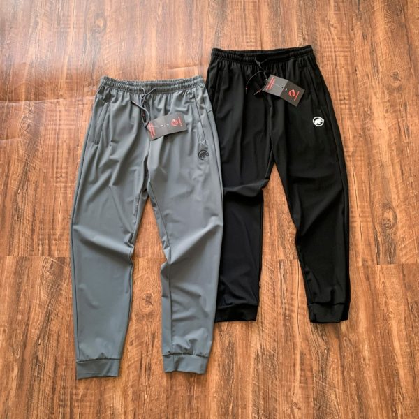 Luxury Mammoth Trousers Gray Silk Casual Collection