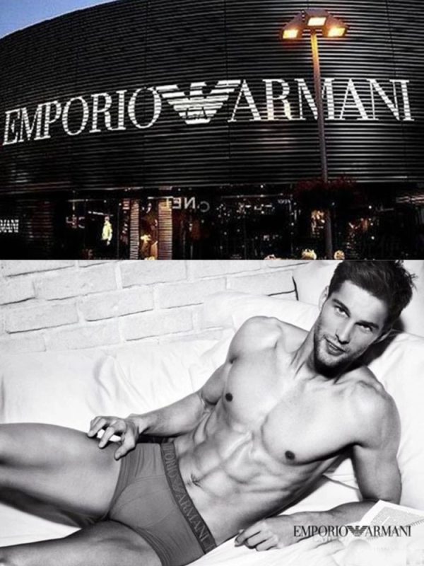 Luxury Armani Underwear Silk Breathable Style