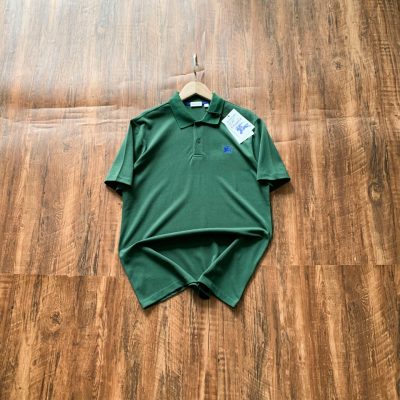 Best Selling Burberry Short Sleeves Blue Cotton Embroidery Style