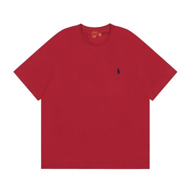 High Quality Ralph Lauren Short Sleeves Black Cotton Classic Style