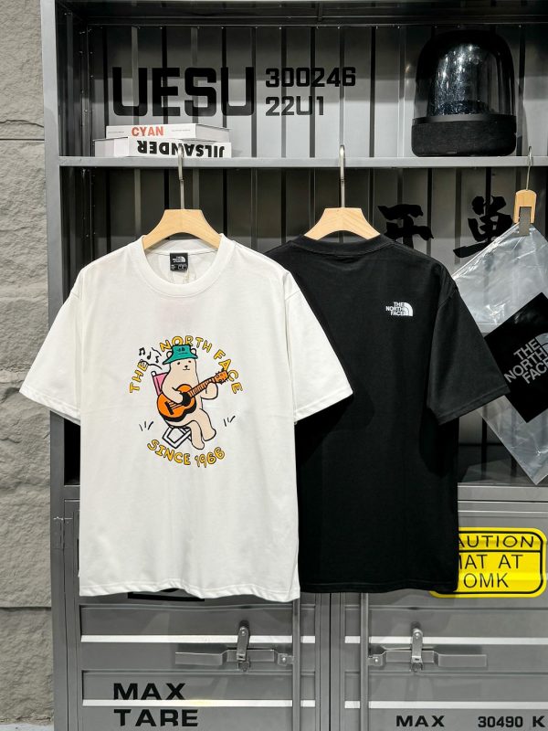 Best Selling The North Face Short Sleeves Black Cotton Style