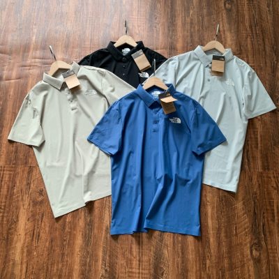 Premium Quality The North Face Short-Sleeved Khaki Nylon Breathable Style