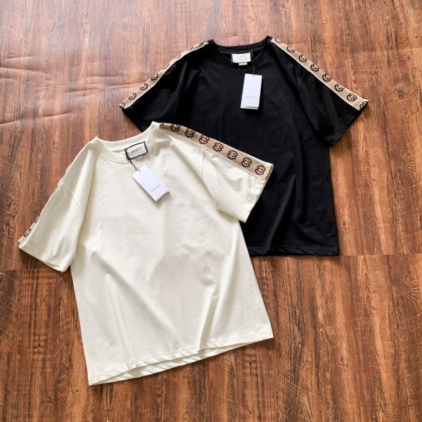 Best Selling Gucci Short Sleeves Black Cotton Classic Luxury