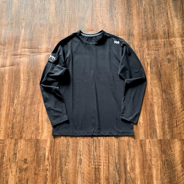 High Quality Helly Hansen Long Sleeves Black Casual Style