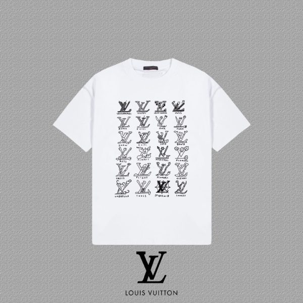 Best Selling Louis Vuitton Short Sleeves Cotton Print Collection