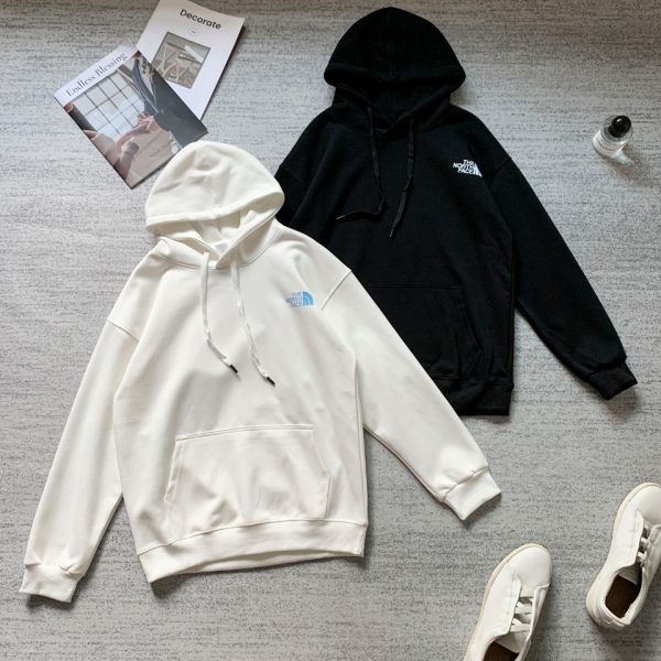 Premium The North Face Hoodie Black Knit Breathable Collection