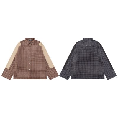 Premium Quality Acne Studios Shirt Cotton Plaid Style