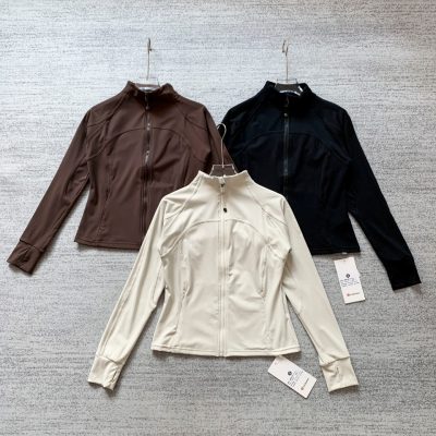 Luxury Lululemon Jacket White Spandex Style