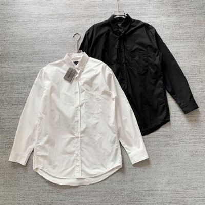 Luxury Balenciaga Shirt Black Cotton Classic Luxury