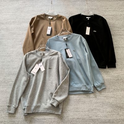 Premium Lacoste Long Sleeves Khaki Cotton Classic Luxury