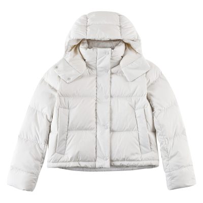 Premium Lululemon Down Jacket White Linen Luxury