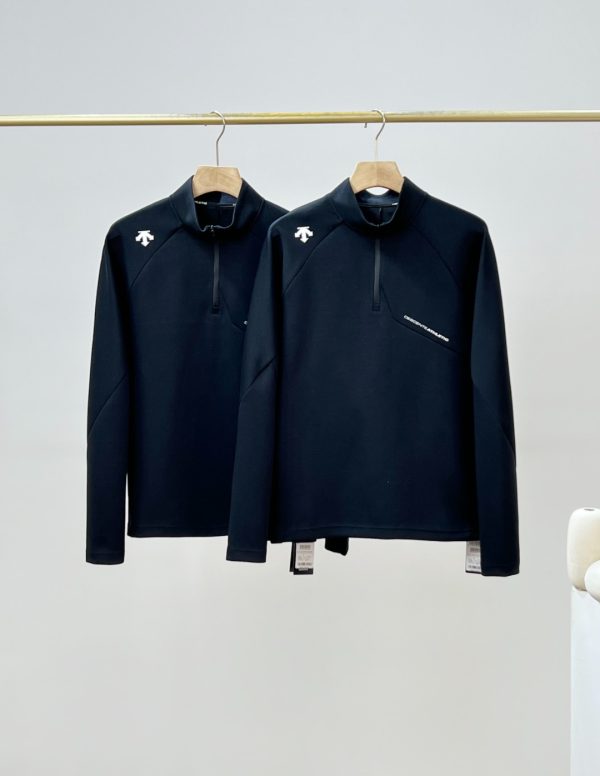 Premium Descente Long Sleeves Black Cotton Classic Collection
