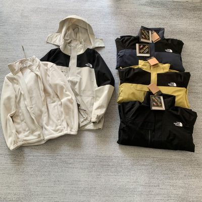 Premium The North Face Coat Silver Fleece Casual Luxury