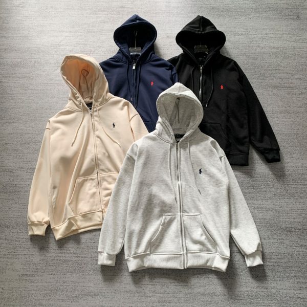 Luxury Ralph Lauren Sweatshirts Black Fleece Logo Luxury