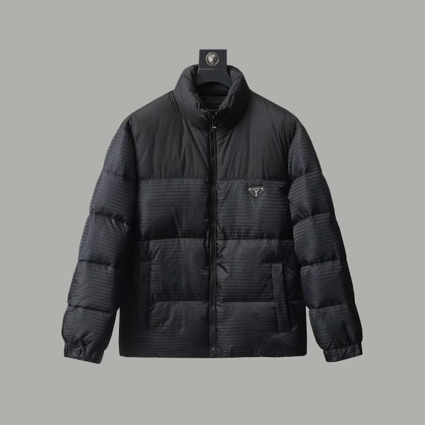High Quality Prada Jackets White Polyester Logo Collection