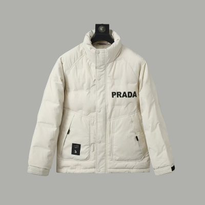 Premium Quality Prada Jackets White Polyester Style