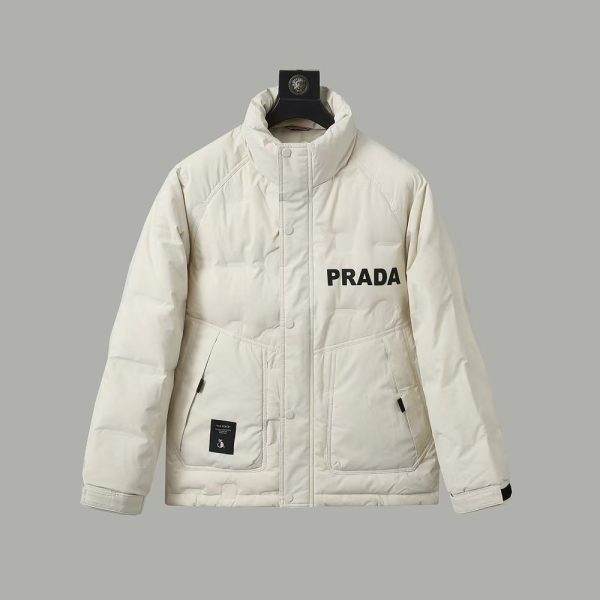 Premium Quality Prada Jackets White Polyester Style