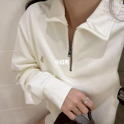 Luxury Ralph Lauren Hoodie White Cotton Classic Luxury