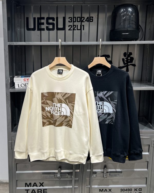 High Quality The North Face Sweatshirts Black Fleece Print Collection