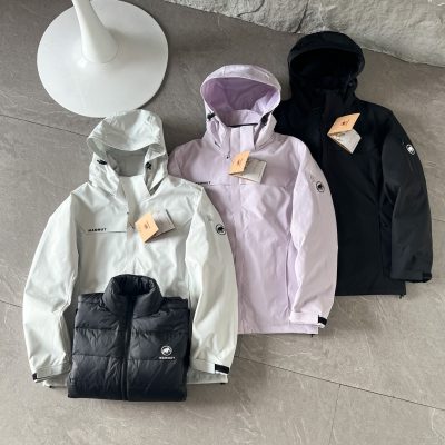 Luxury Mammut Jackets White Logo Luxury