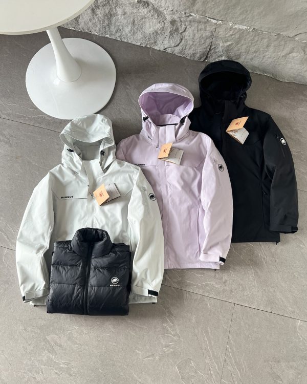 Luxury Mammut Jackets White Logo Luxury