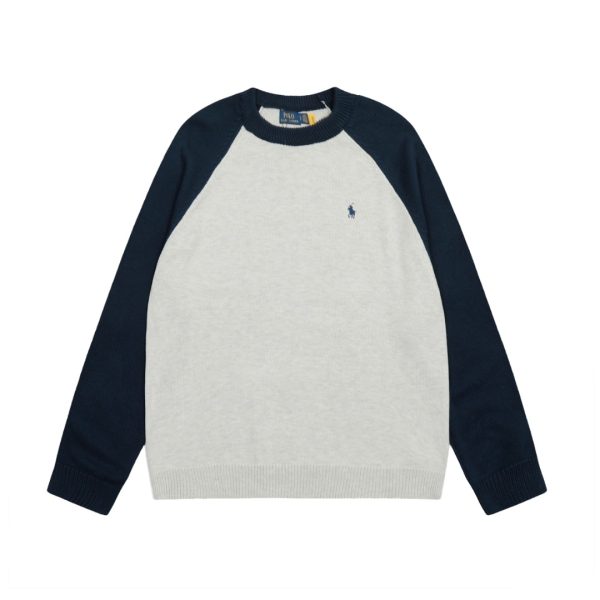 Luxury Ralph Lauren Sweater Black Knit Embroidered Style