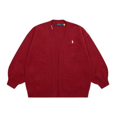 Luxury Ralph Lauren Cardigan Black Wool Solid Collection