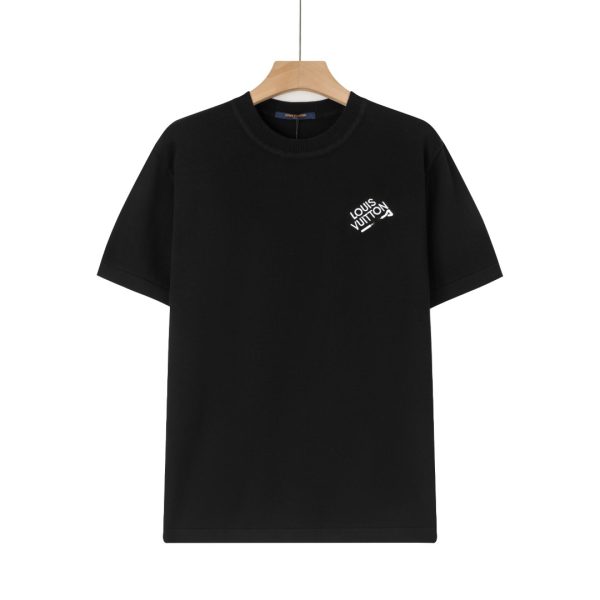 Best Selling Louis Vuitton Short Sleeves Knit Embroidery Style