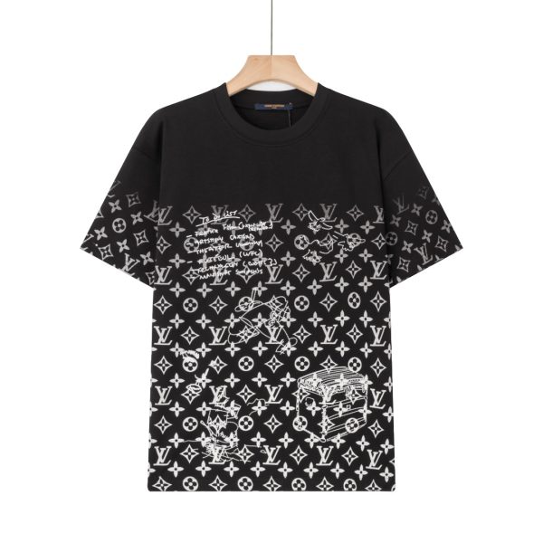 Premium Quality Louis Vuitton Short Sleeves Silk Monogram Style