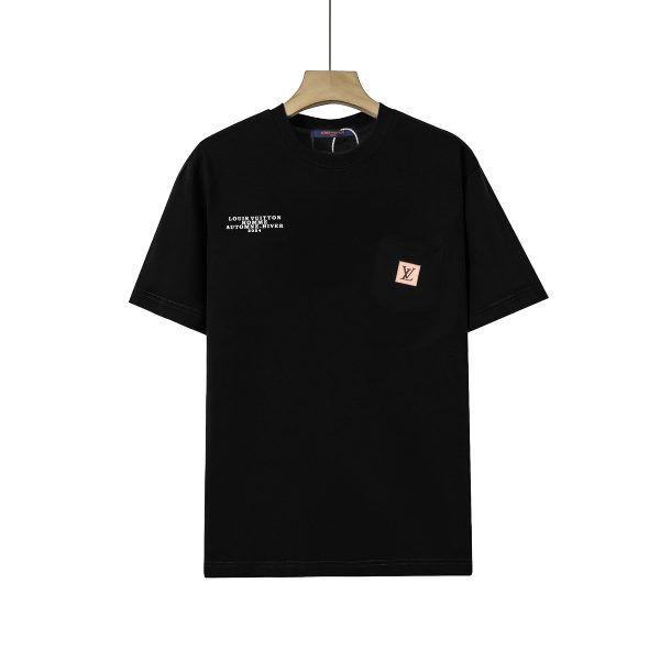 Premium Quality Louis Vuitton Short Sleeves Cotton Luxury