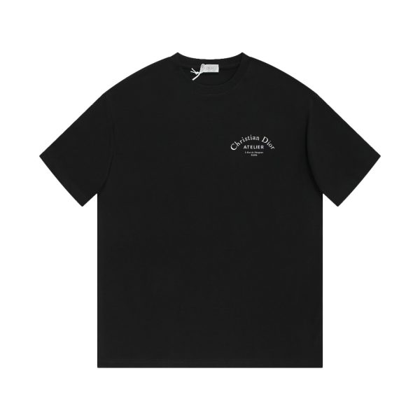 High Quality Dior Short Sleeves White Cotton Elegant Collection