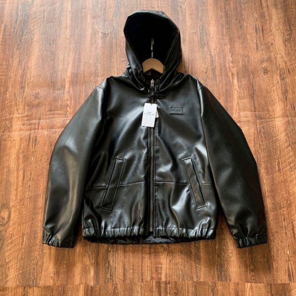 Luxury Coach Coats Leather Monogram Style