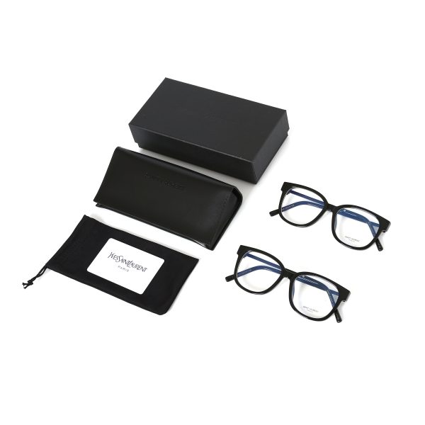 High Quality Saint Laurent Glasses Black Logo Luxury