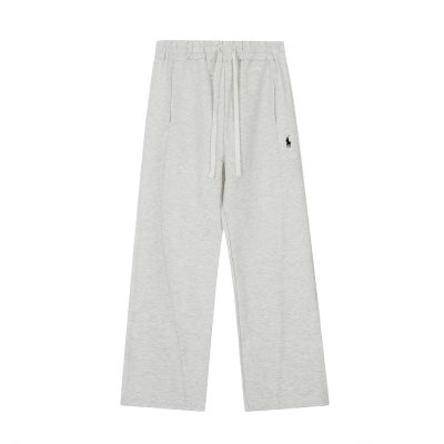 High Quality Ralph Lauren Trousers Gray Nylon Solid Collection