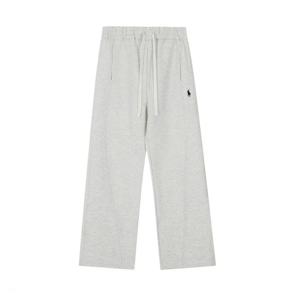 High Quality Ralph Lauren Trousers Gray Nylon Solid Collection