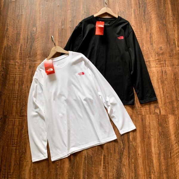 Best Selling The North Face Long Sleeves White Cotton Breathable Collection