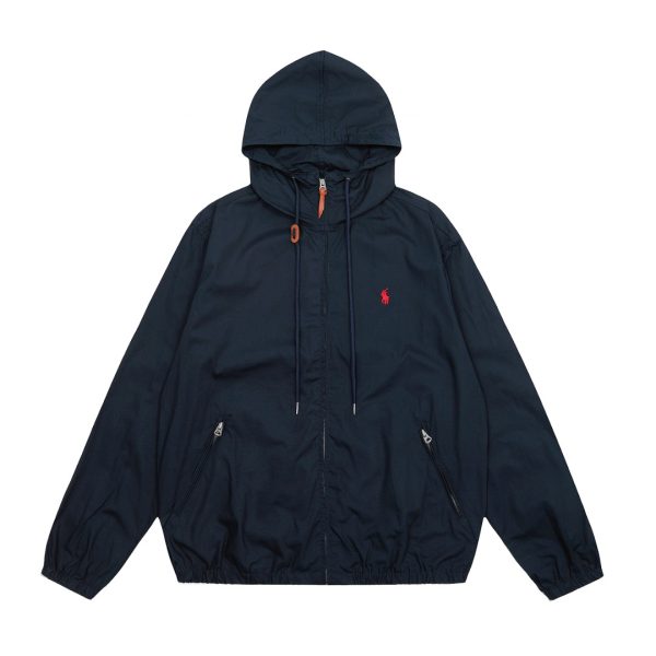 High Quality Ralph Lauren Coats Khaki Polyester Classic Style