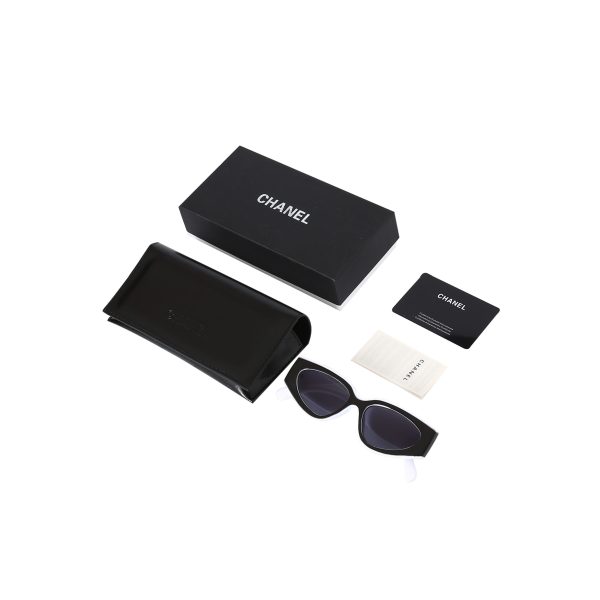 Best Selling Chanel Glasses Black Nylon Logo Collection